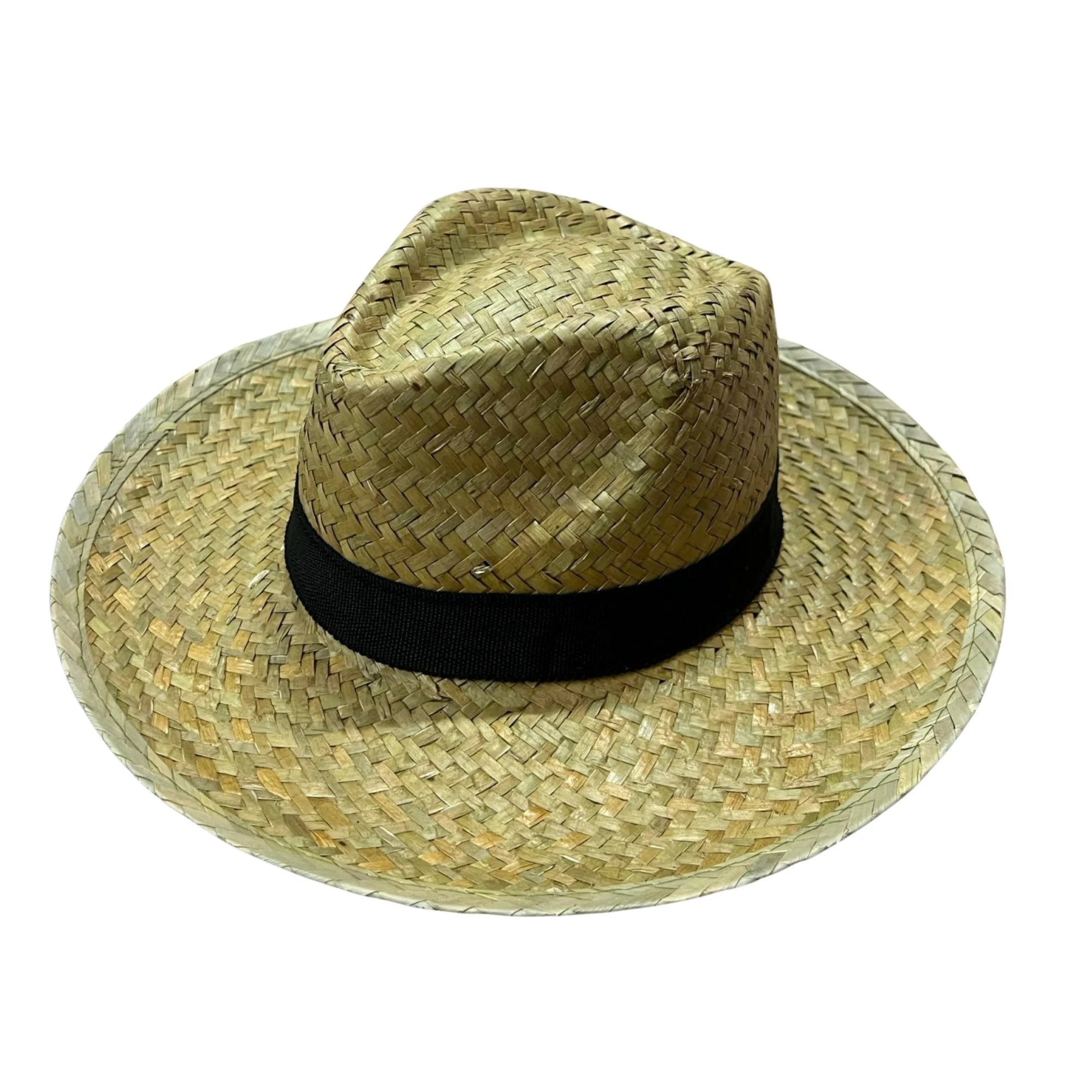 Natural seagrass Panama-style straw hat made by CHATA Vietnam