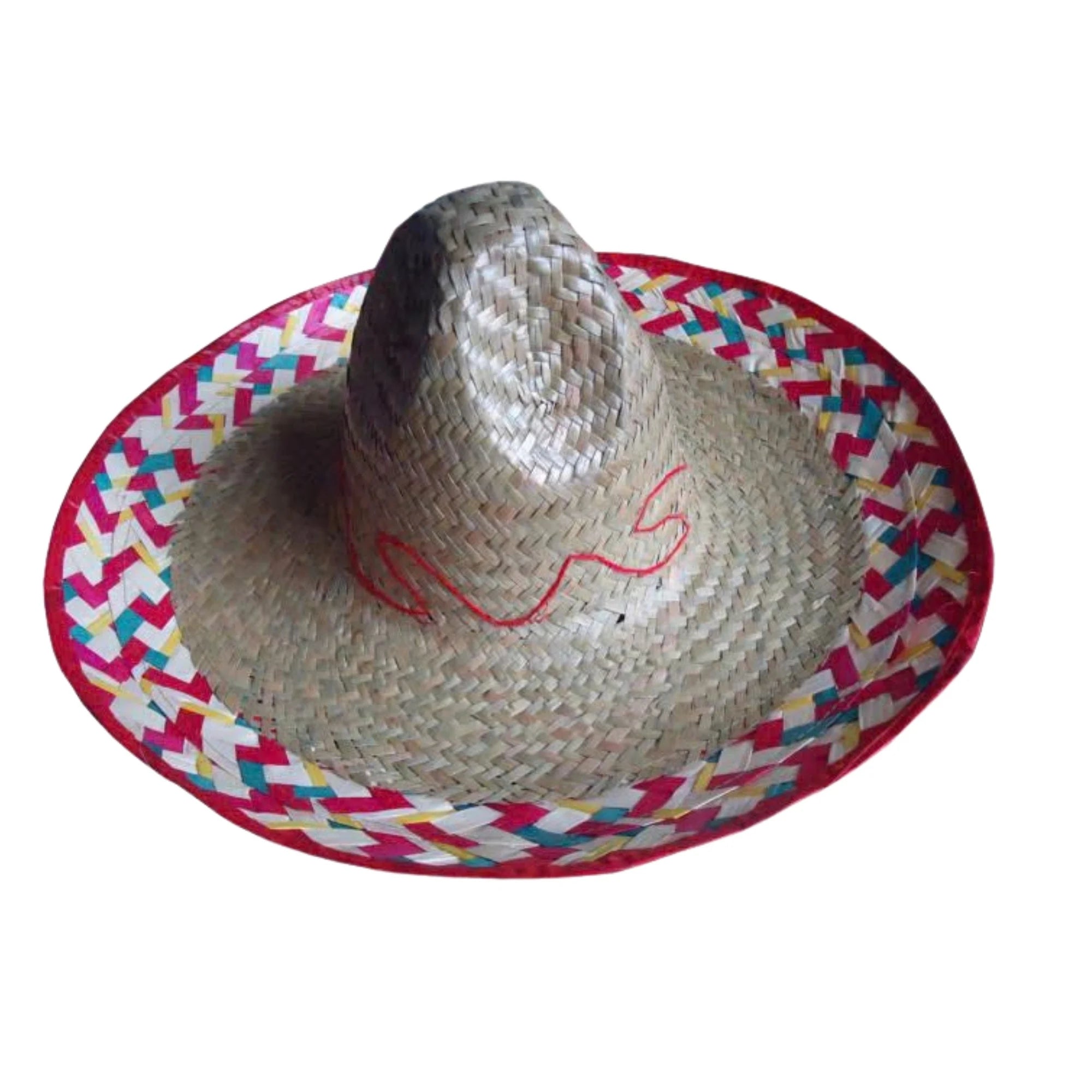Colorful handwoven sombrero straw hat made by CHATA Vietnam