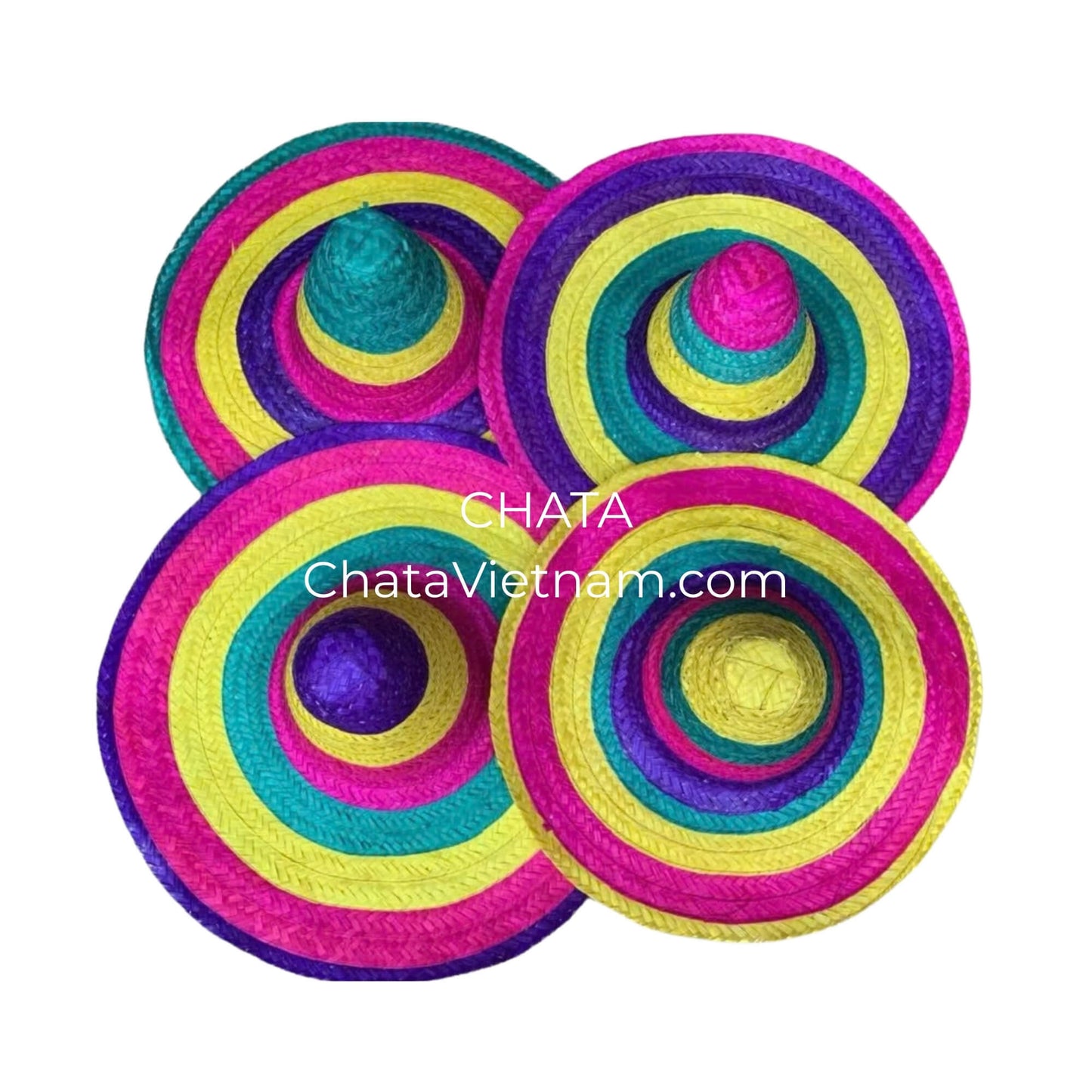 Straw Sombrero Hat S392