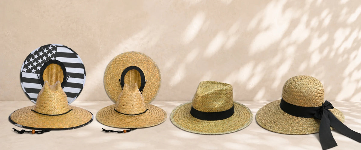 Vietnam straw hat manufacturer CHATA showcasing natural seagrass lifeguard, Panama and women's sun hats