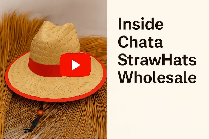 Video thumbnail: how Chata Strawhats makes handmade seagrass hats in Vietnam