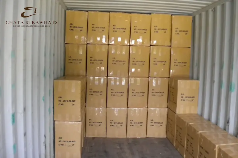 Bulk Packing for Private Label Straw Hats