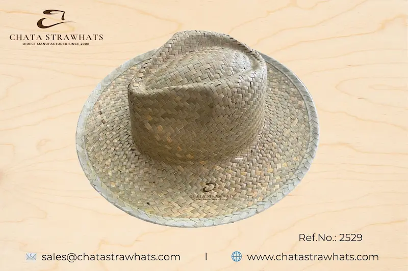 Panama straw hat made from Vietnamese seagrass