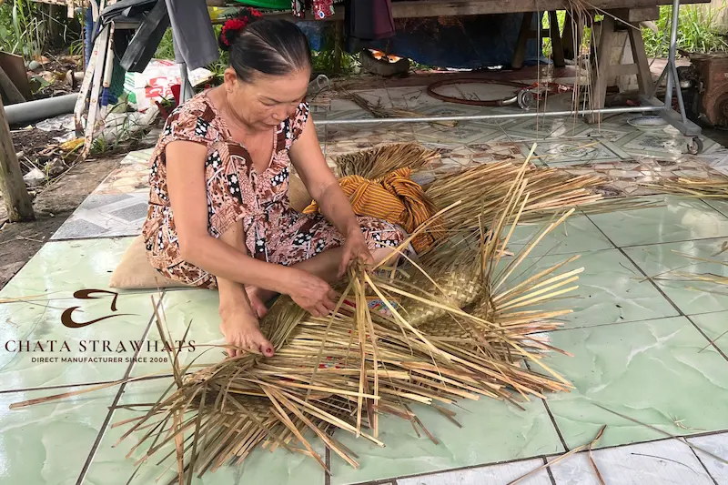 Vietnam straw hat factory